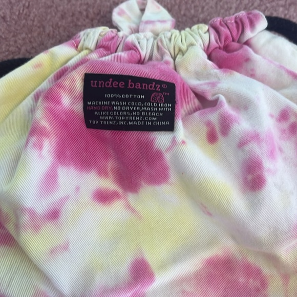 UNDEE BANDZ Drawstring Bags Set of 2 Tie Dye Y2K - Picture 6 of 13